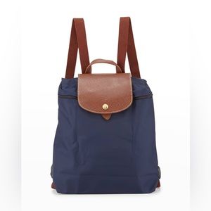 BRAND NEW LONGCHAMP LE PLIAGE BACKPACK in NAVY COLOR